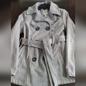 Vine And valley Women's Charcoal Pea Coat